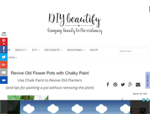 Tablet Screenshot of diybeautify.com